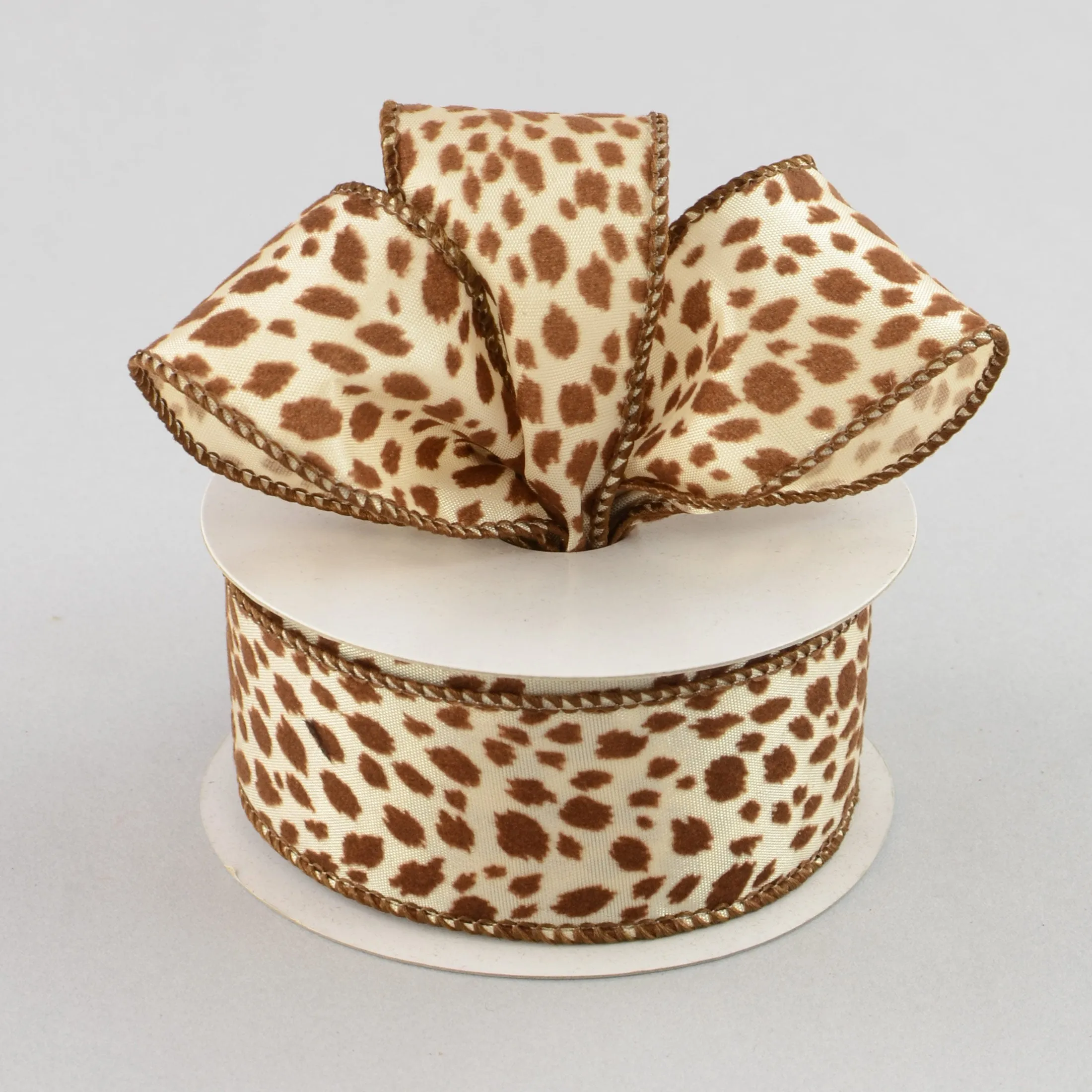 1.5" Cheetah Spots Ribbon (10 Yards)