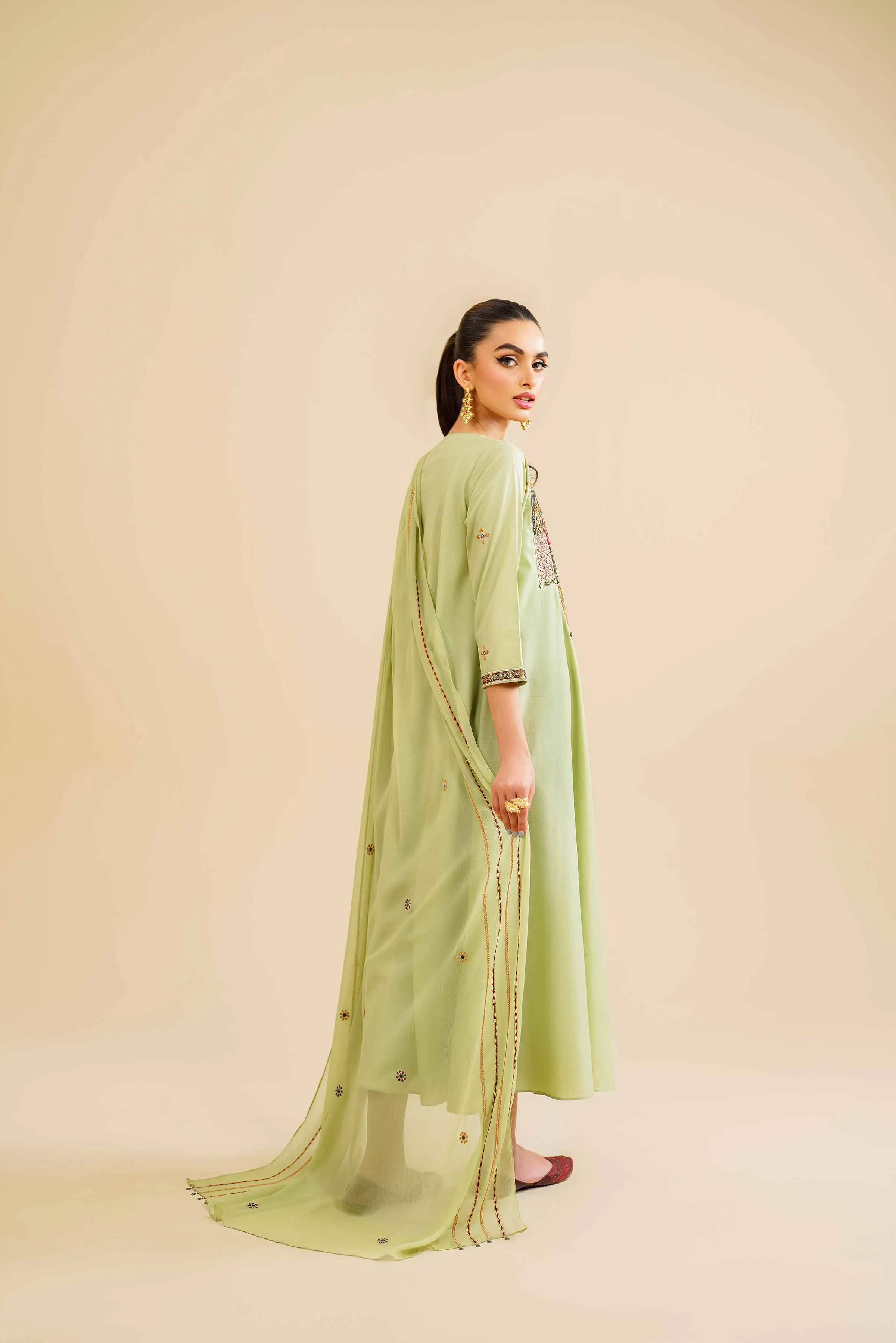 2 Piece - Embroidered Suit - KFE24-102