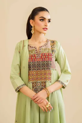 2 Piece - Embroidered Suit - KFE24-102