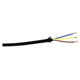 3-Core (Earth, Live and Neutral) Cable Black Cloth