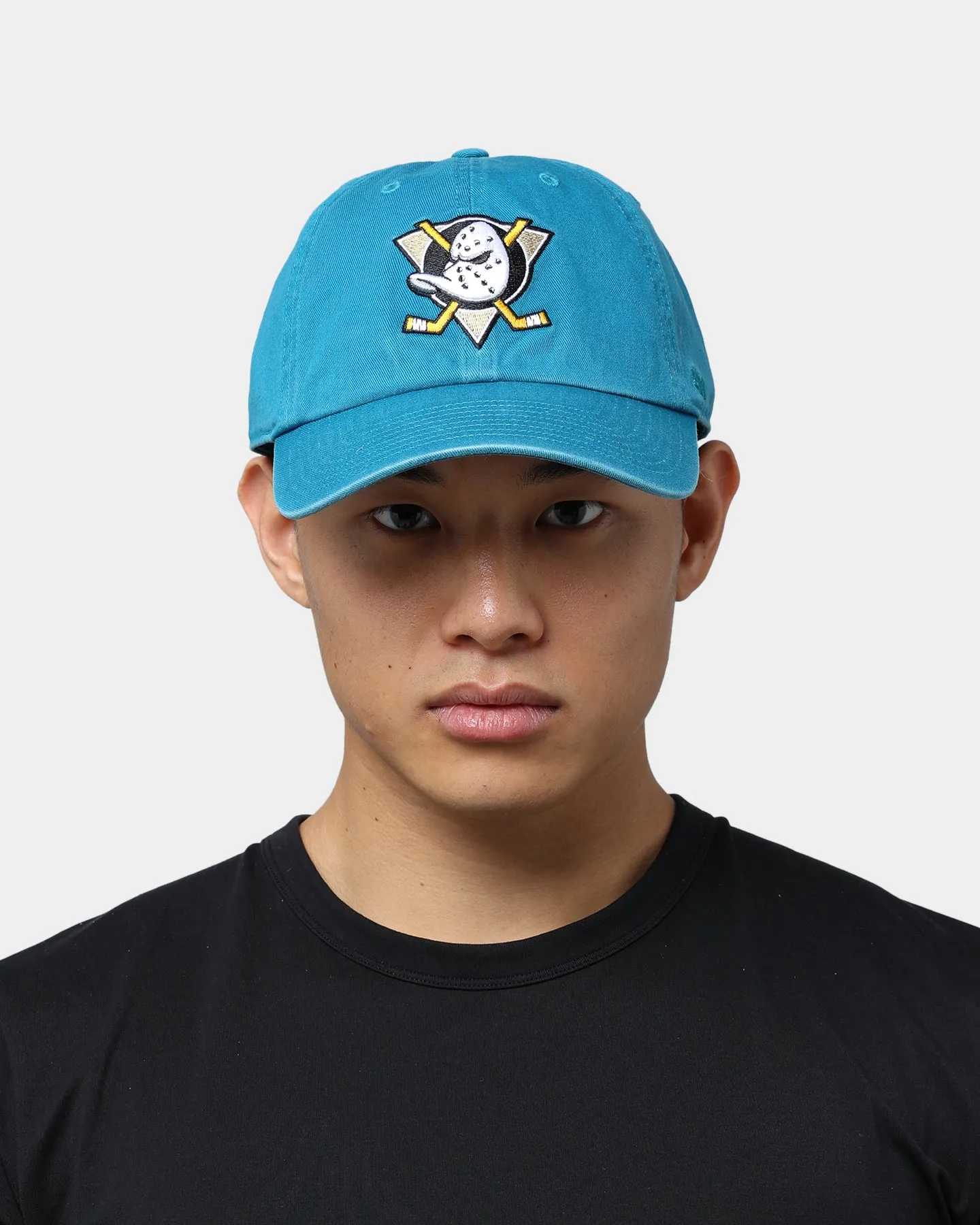 47 Brand Anaheim Ducks Clean Up Strapback Dark Teal