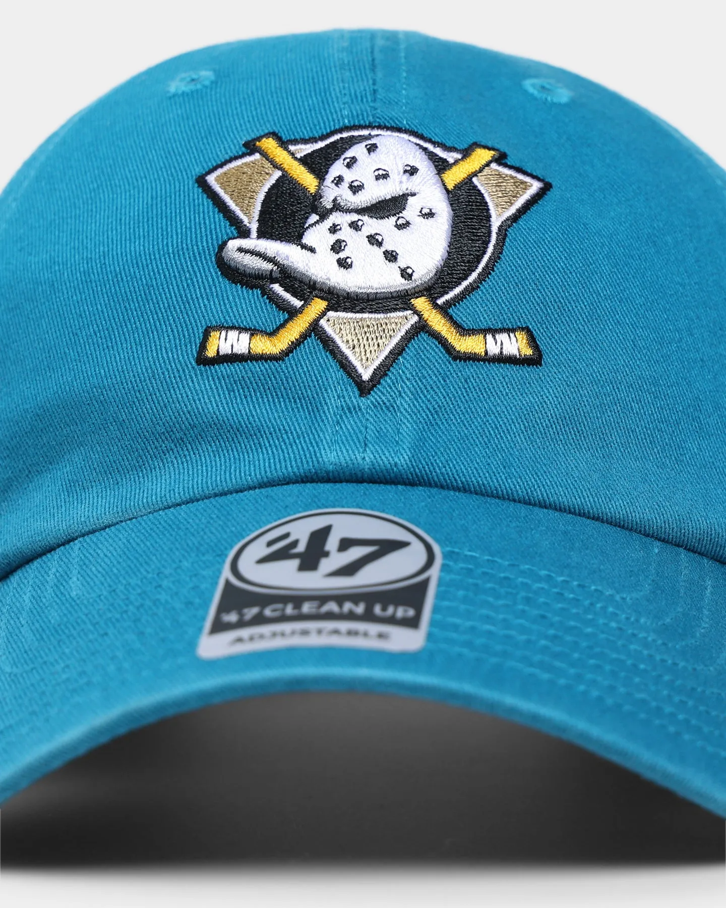 47 Brand Anaheim Ducks Clean Up Strapback Dark Teal