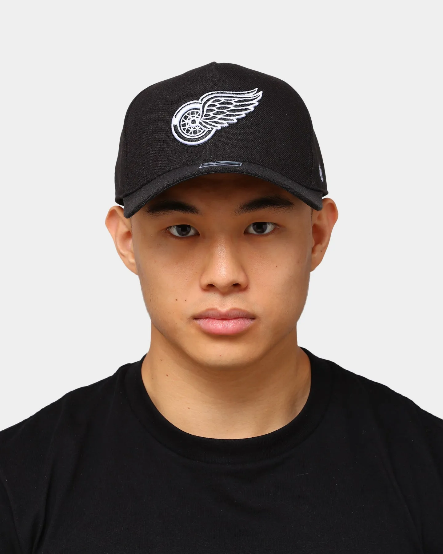 47 Brand Detroit Red Wings Replica MVP DT Snapback Black/White