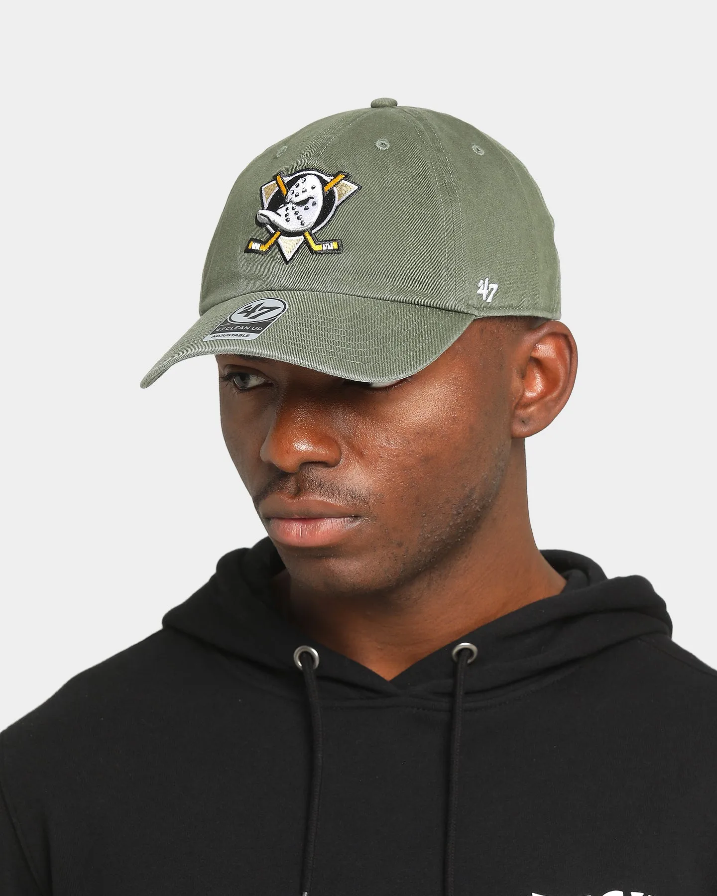 47 Brand Ducks Clean Up Strapback Moss