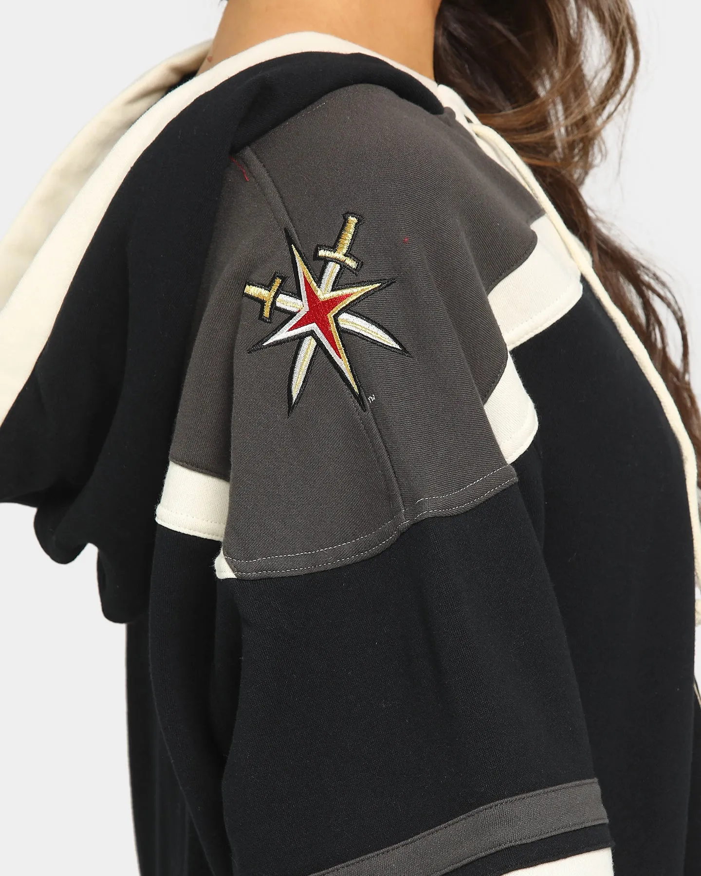 47 Brand Golden Knights Superior Lacer Hoodie Jet Black