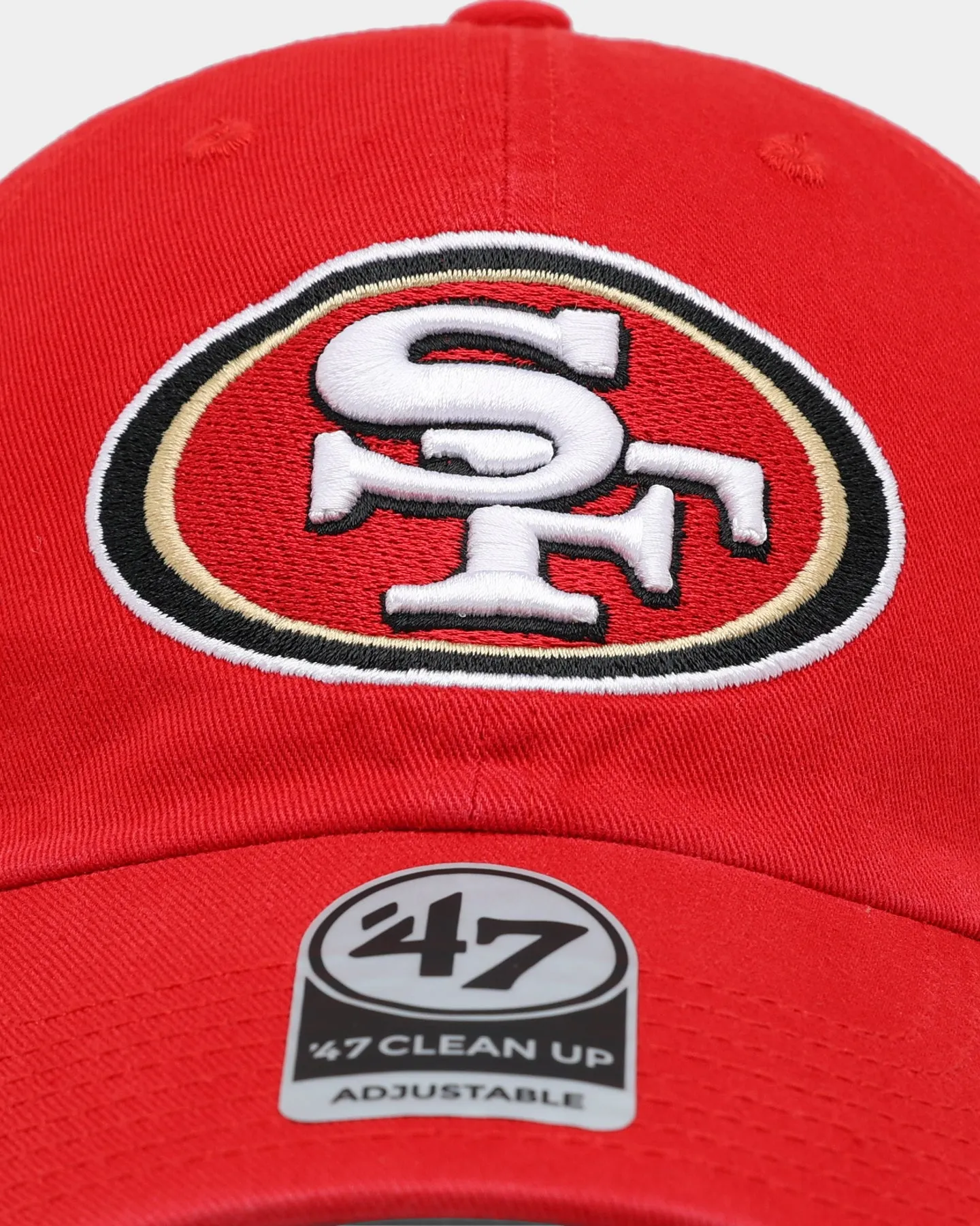 47 Brand Kids' San Francisco 49ers 47 Clean Up Strapback Red