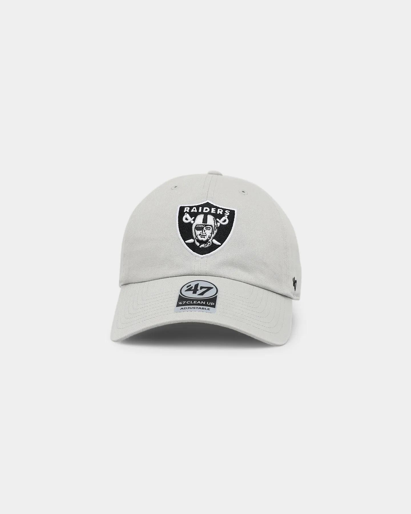 47 Brand Las Vegas Raiders 47 Clean Up Strapback Grey