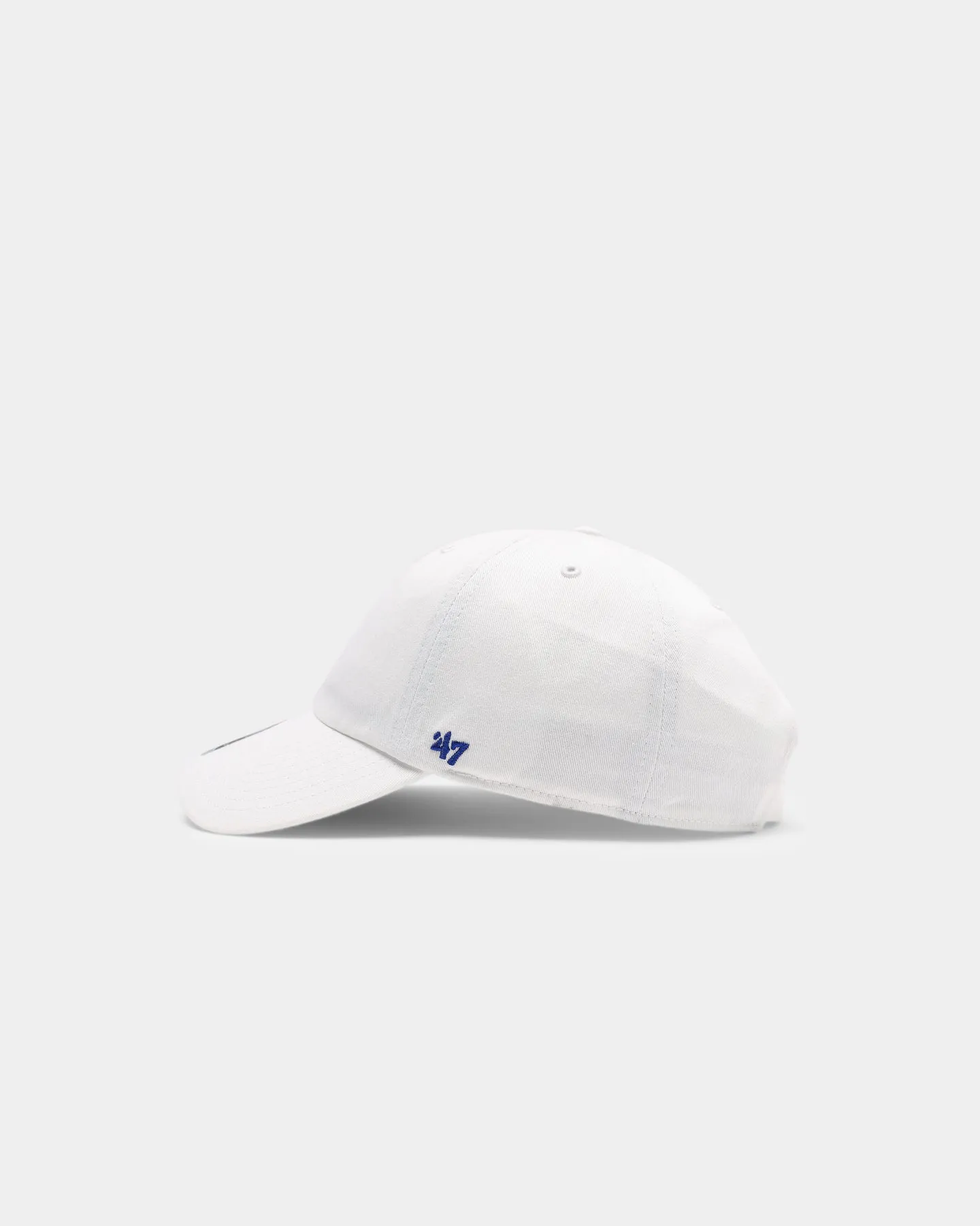 47 Brand Los Angeles Dodgers Clean Up Strapback White