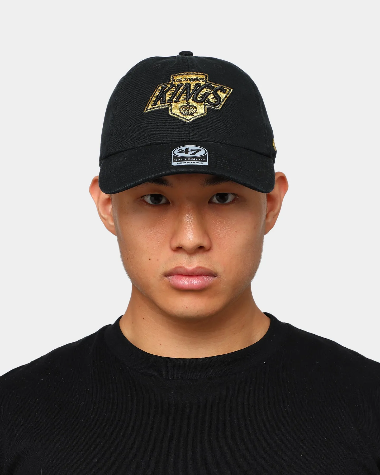 47 Brand Los Angeles Kings Clean Up Strapback Black/Gold