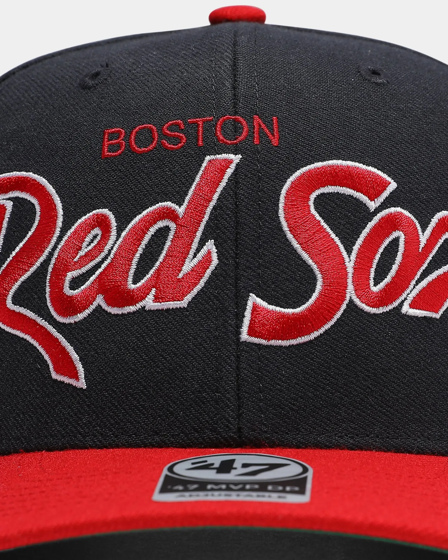 47 Brand Men's Boston Red Sox Script MVP DP Snapback Navy/Red