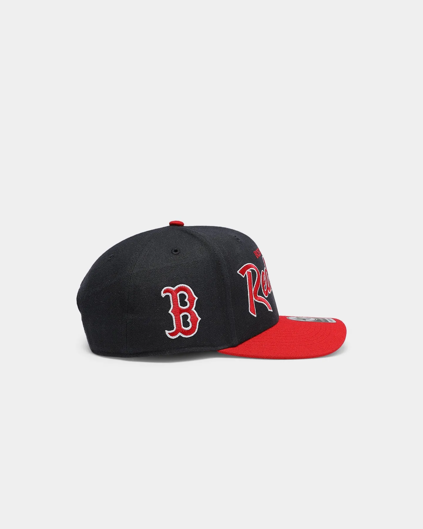 47 Brand Men's Boston Red Sox Script MVP DP Snapback Navy/Red