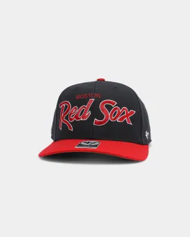 47 Brand Men's Boston Red Sox Script MVP DP Snapback Navy/Red