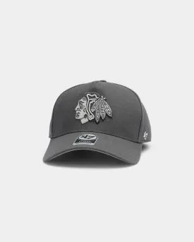 47 Brand Men's Chicago Blackhawks MVP DT Snapback Charcoal