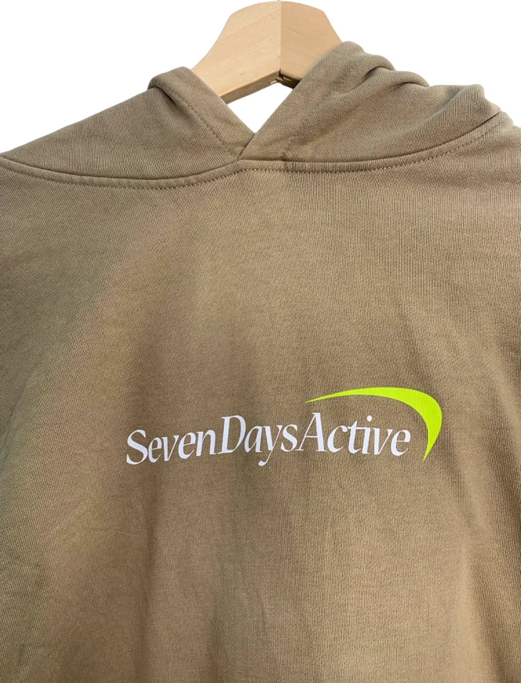 7 Days Active Brown Hoodie Medium