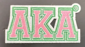 AKA Felt Outline Letter Patch