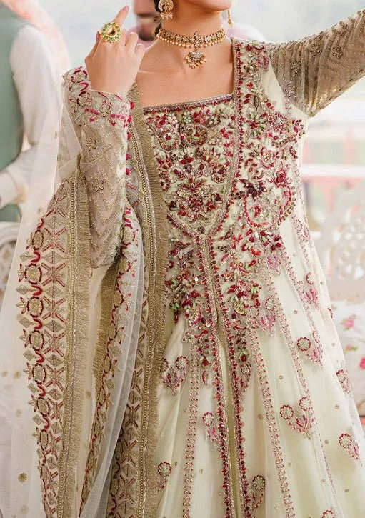 Akbar Aslam Keneel Pakistani Organza Anarkali