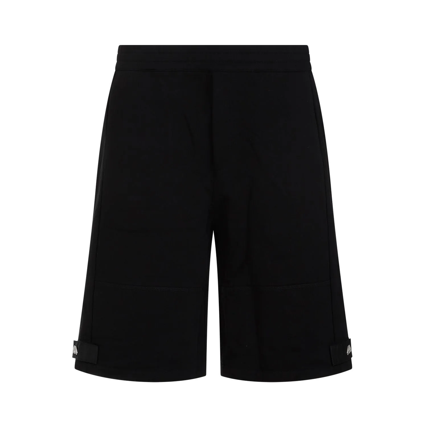 ALEXANDER MCQUEEN Classic Black Cotton Shorts for Men