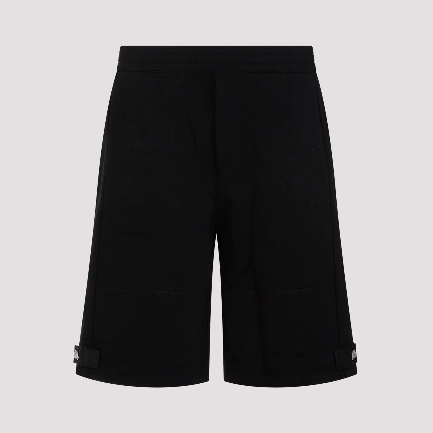 ALEXANDER MCQUEEN Classic Black Cotton Shorts for Men