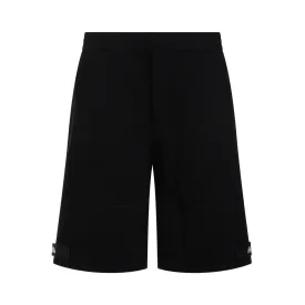 ALEXANDER MCQUEEN Classic Black Cotton Shorts for Men