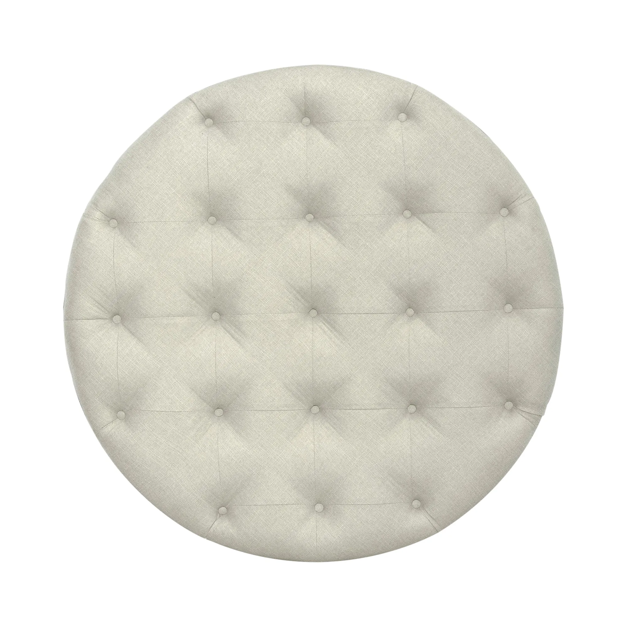 Americana Farmhouse 615-OT1080 Round Cocktail Ottoman