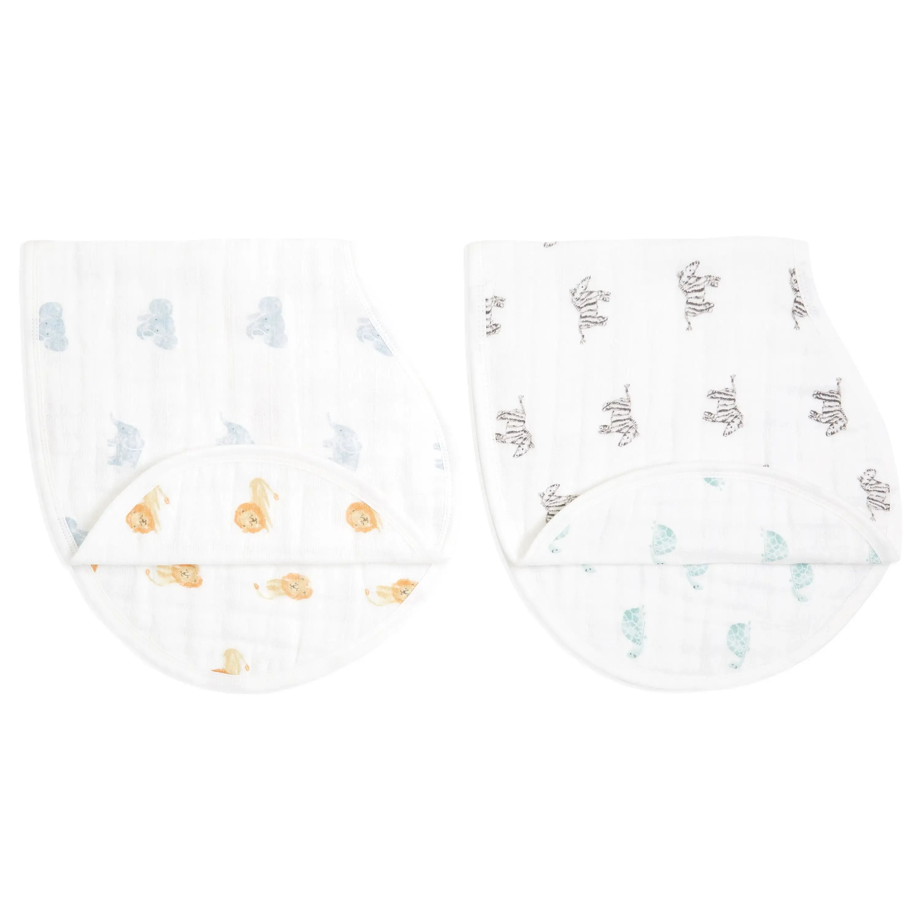 Animal Kingdom Burp Cloth Set