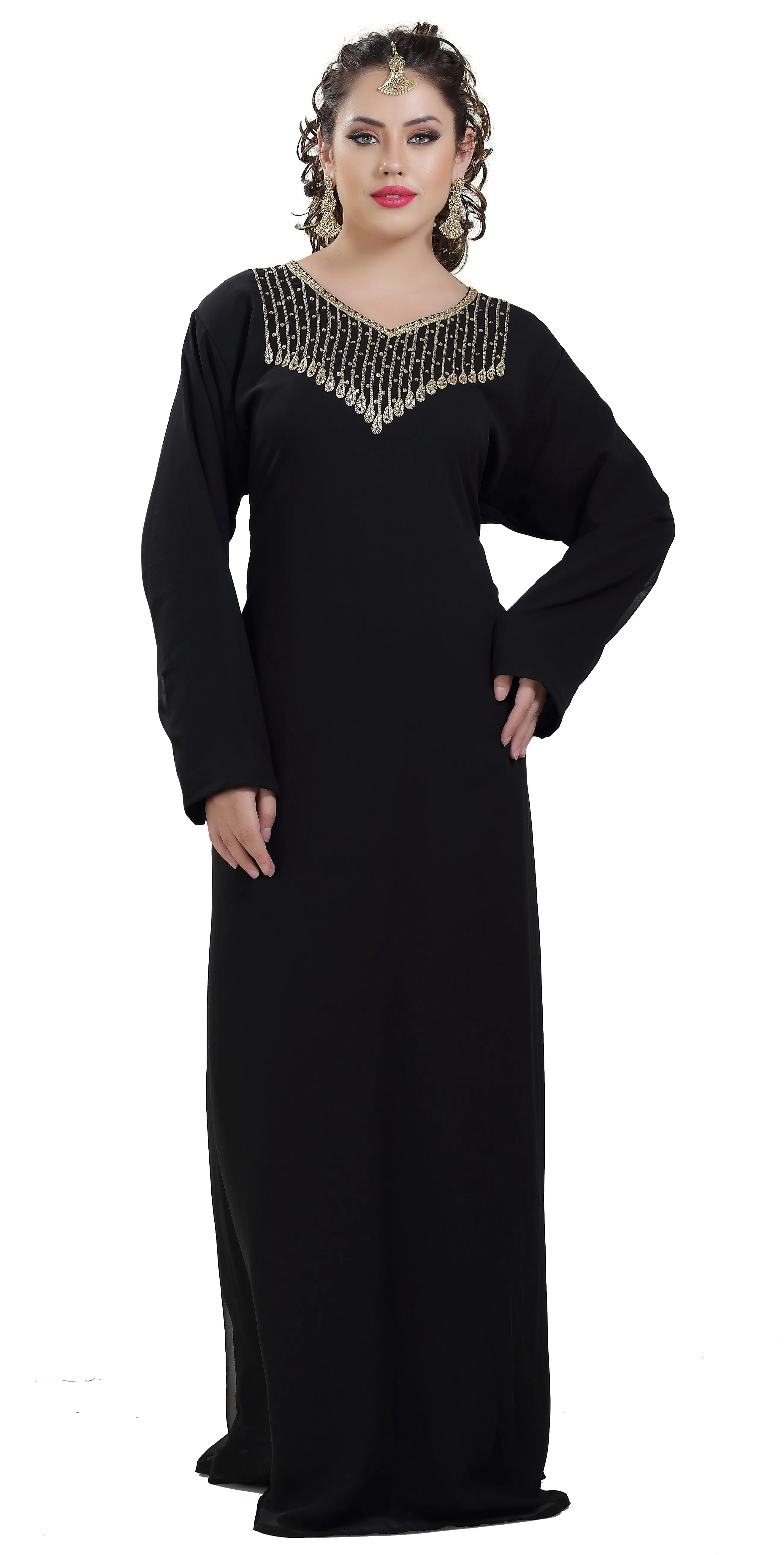 Arabian Kaftan Cultural Walima Gown