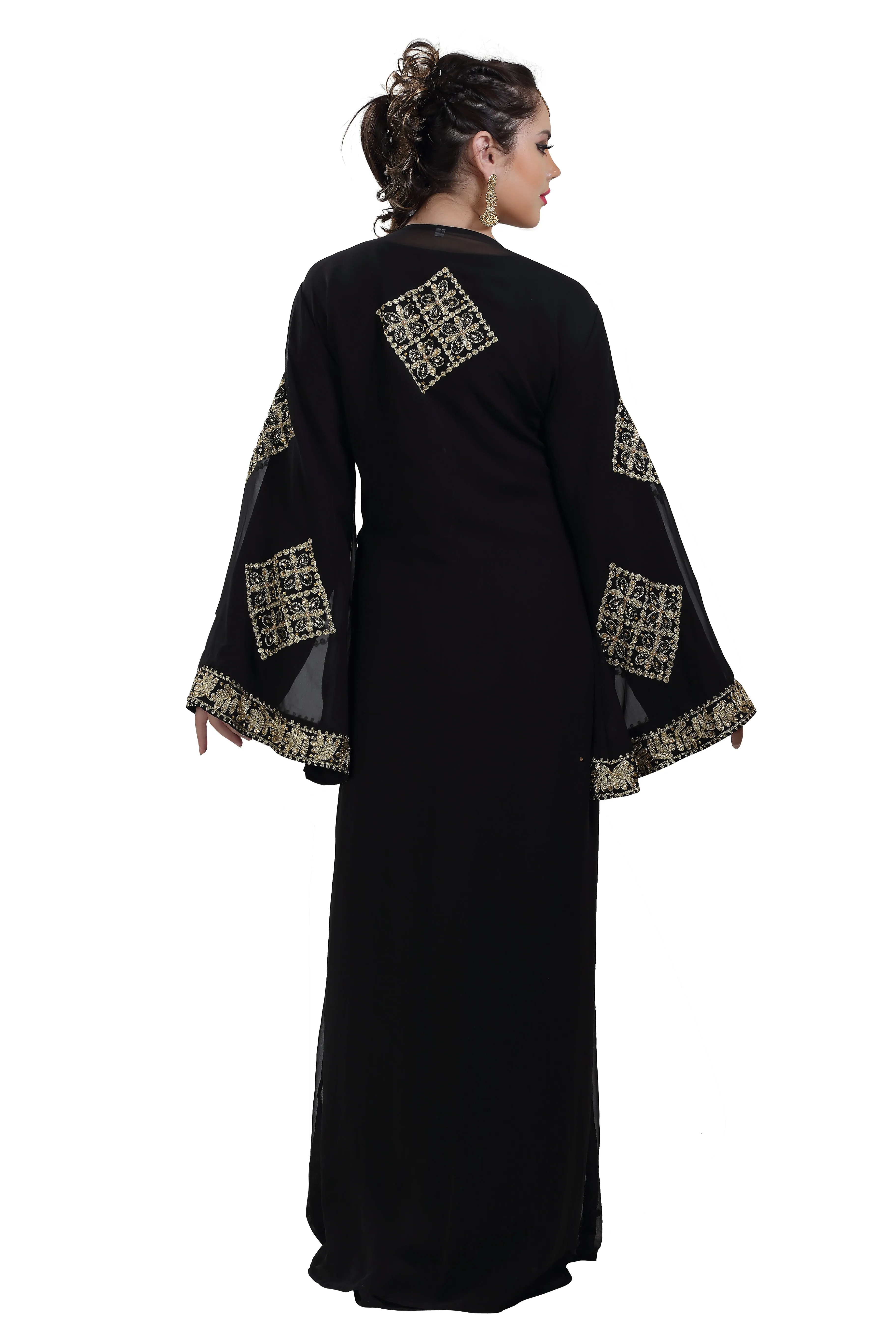 Arabian Kaftan Cultural Walima Gown