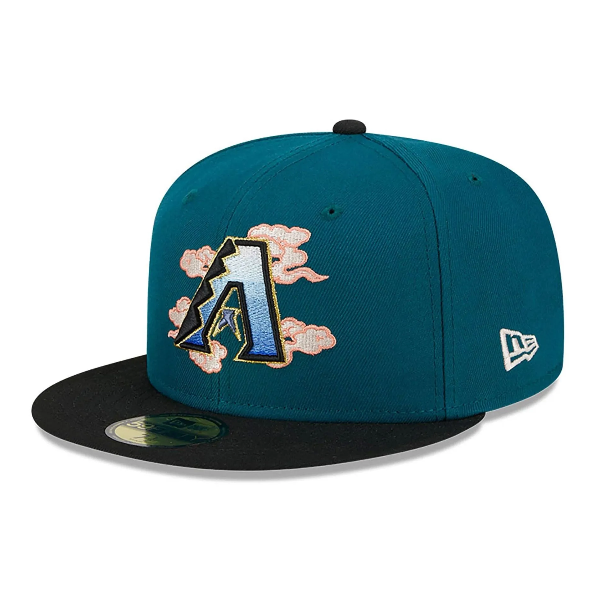 Arizona Diamondbacks Cloud Spiral Dark Green 59FIFTY Fitted Cap