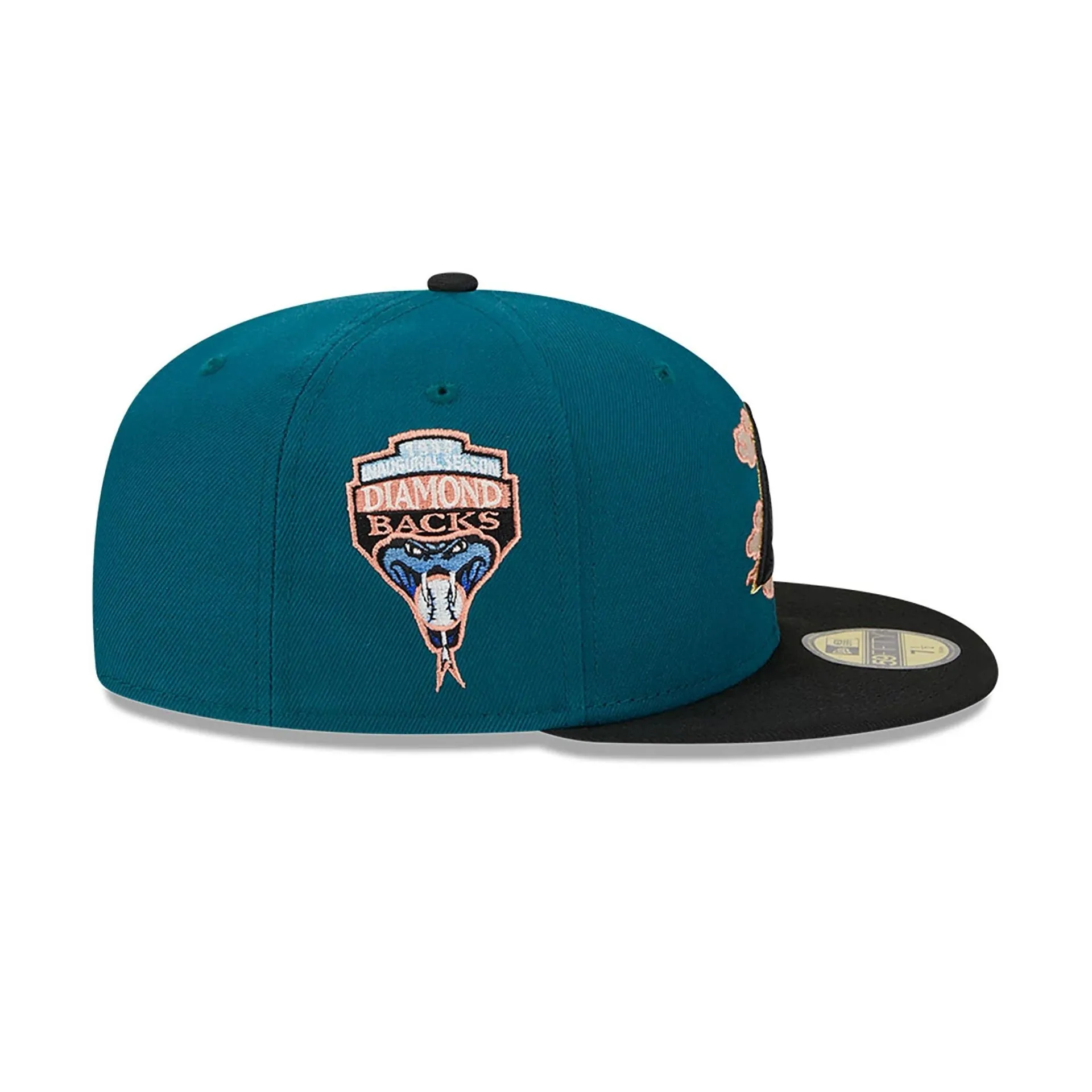 Arizona Diamondbacks Cloud Spiral Dark Green 59FIFTY Fitted Cap