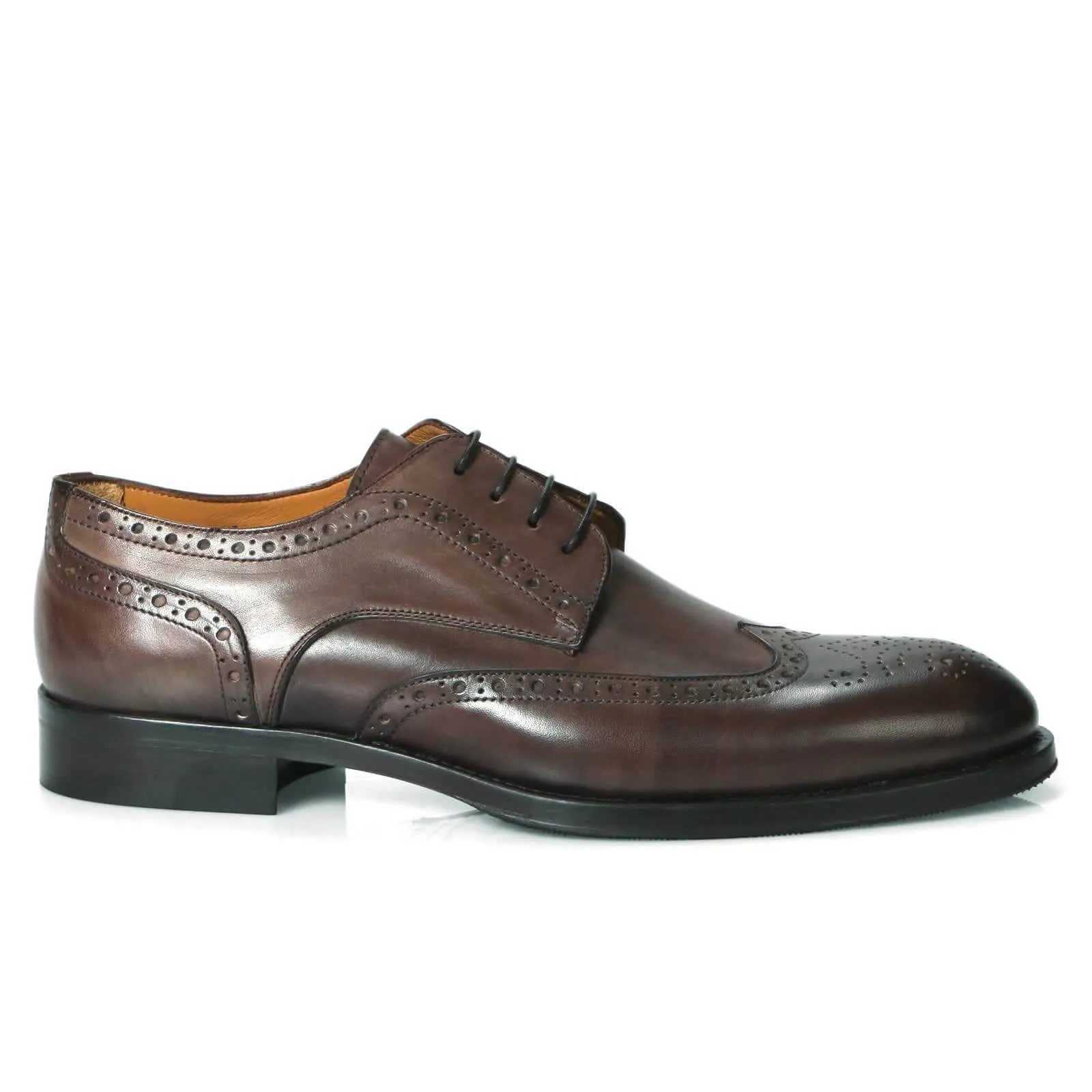 Ashbourne Derby Wingtip Brogue Brown