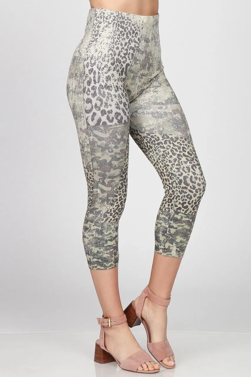 B4291W Capri High Waist Leggings