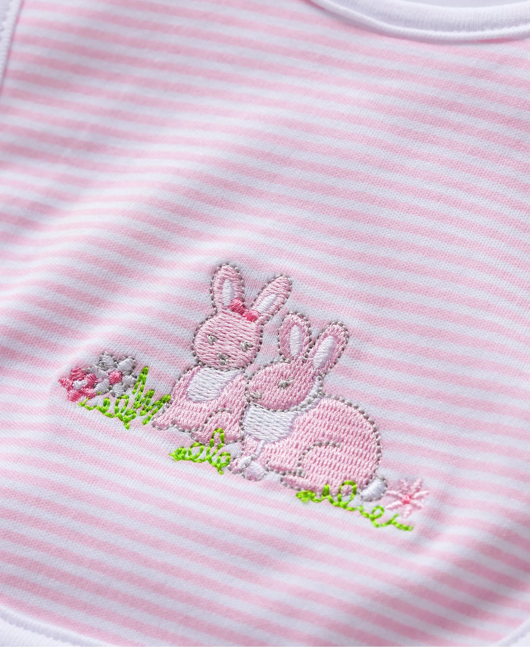 Baby Bunnies Bib & Burp Set