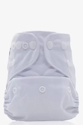 Bamboo Cloth Baby Nappy White