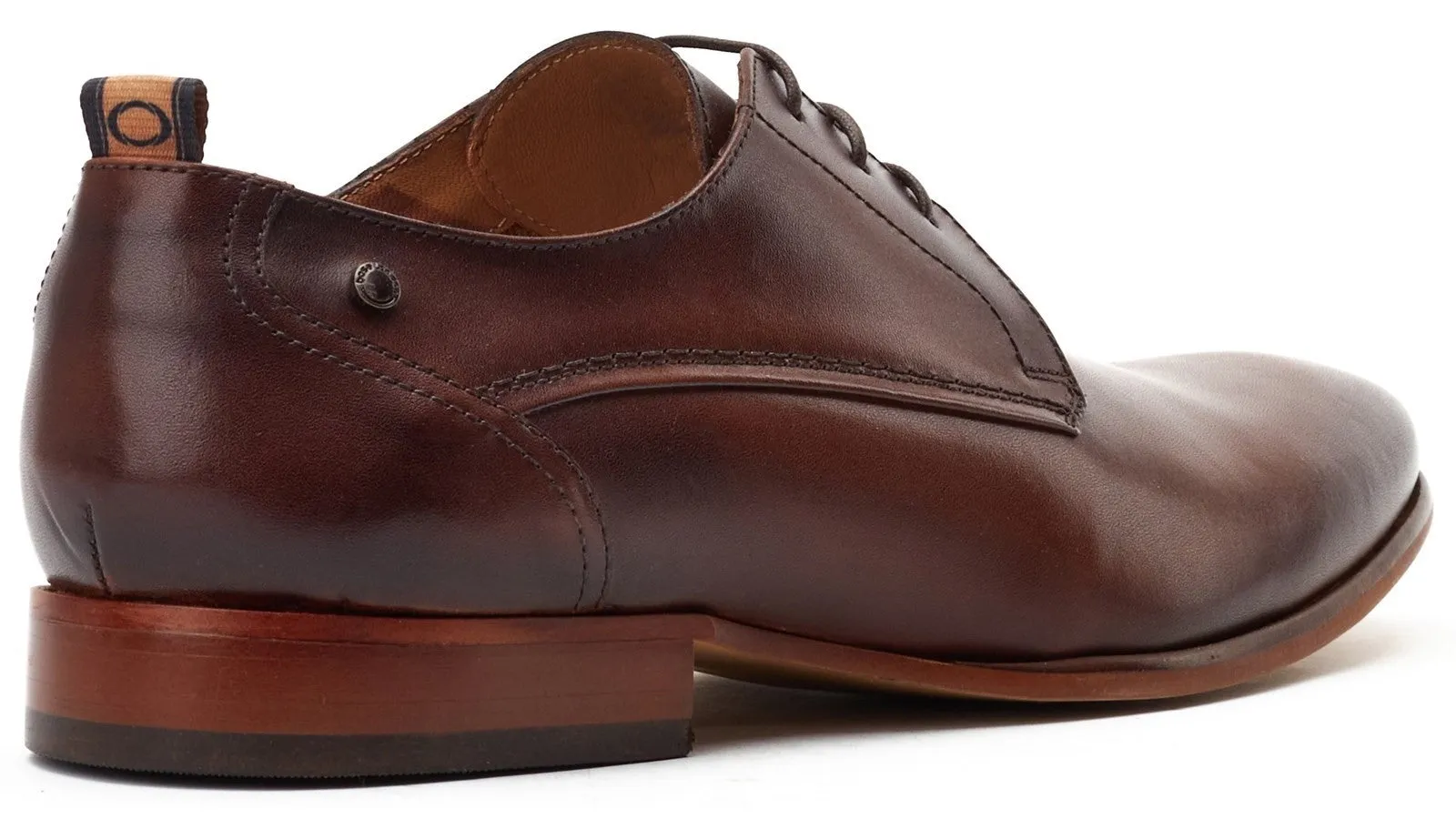 Base London Gambino Mens Leather Lace Up Derby Shoe