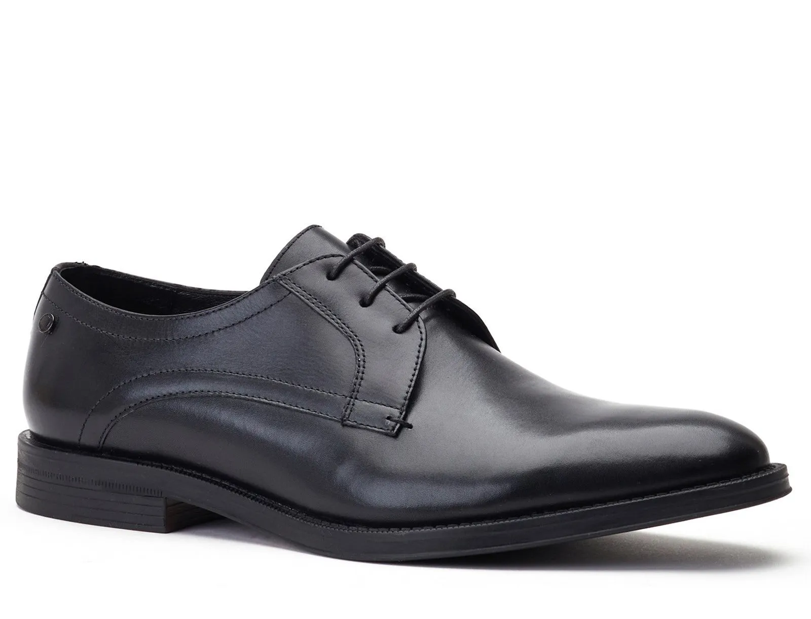 Base London Hadley Waxy Mens Plain Toe Lace Up Shoe