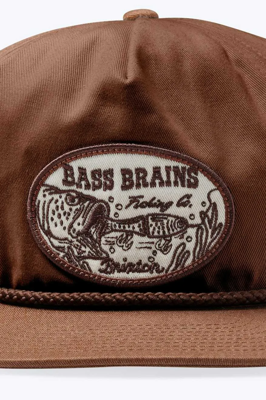 Bass Brains Swim Snapback - Brown