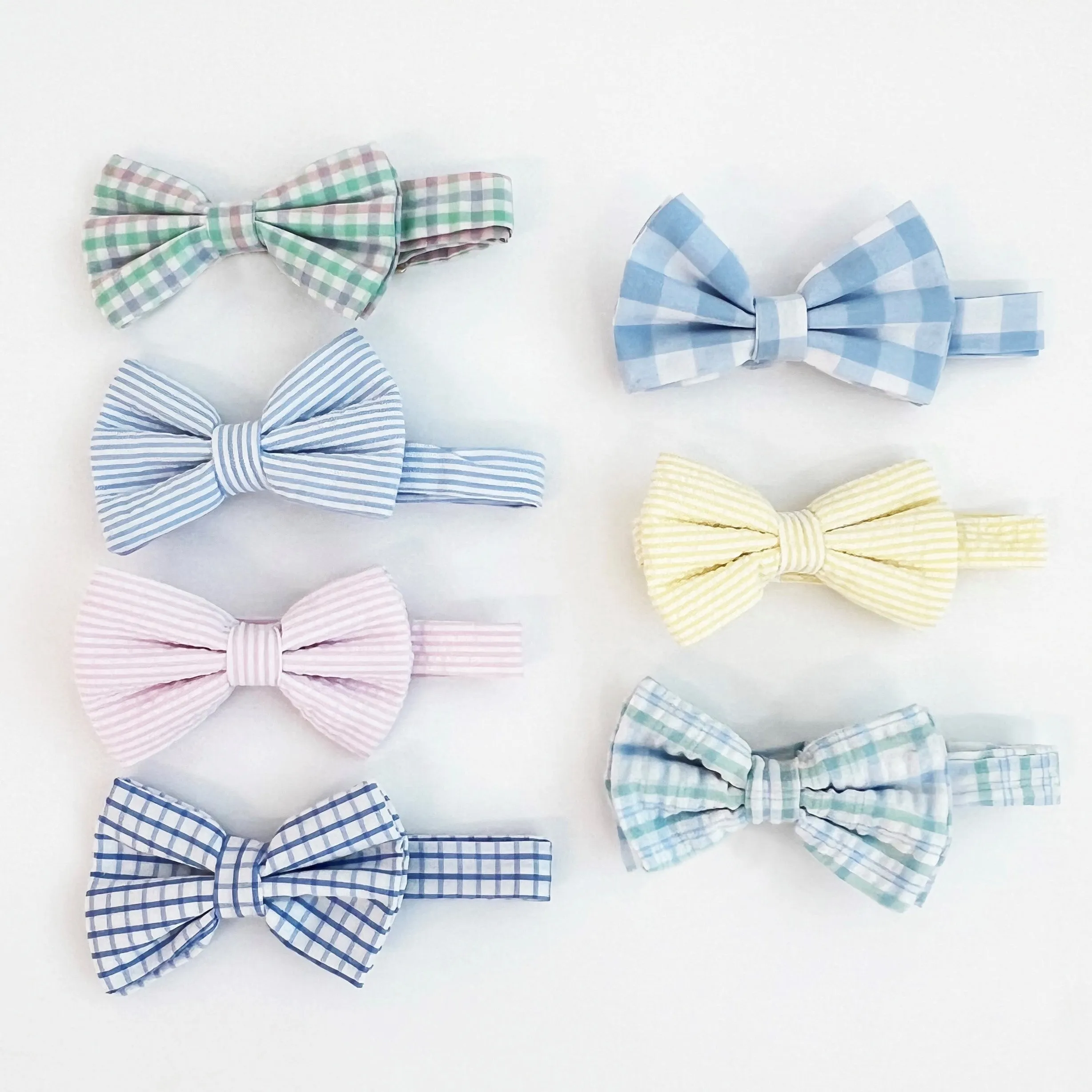 Baylor Bowtie - Breakers Blue Seersucker