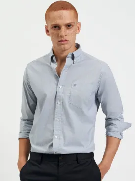 Beatnik Wash Long-Sleeve Shirt - Navy