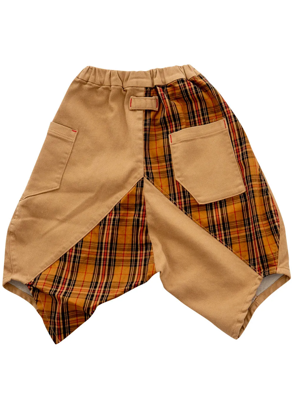 Beige Crash Pants