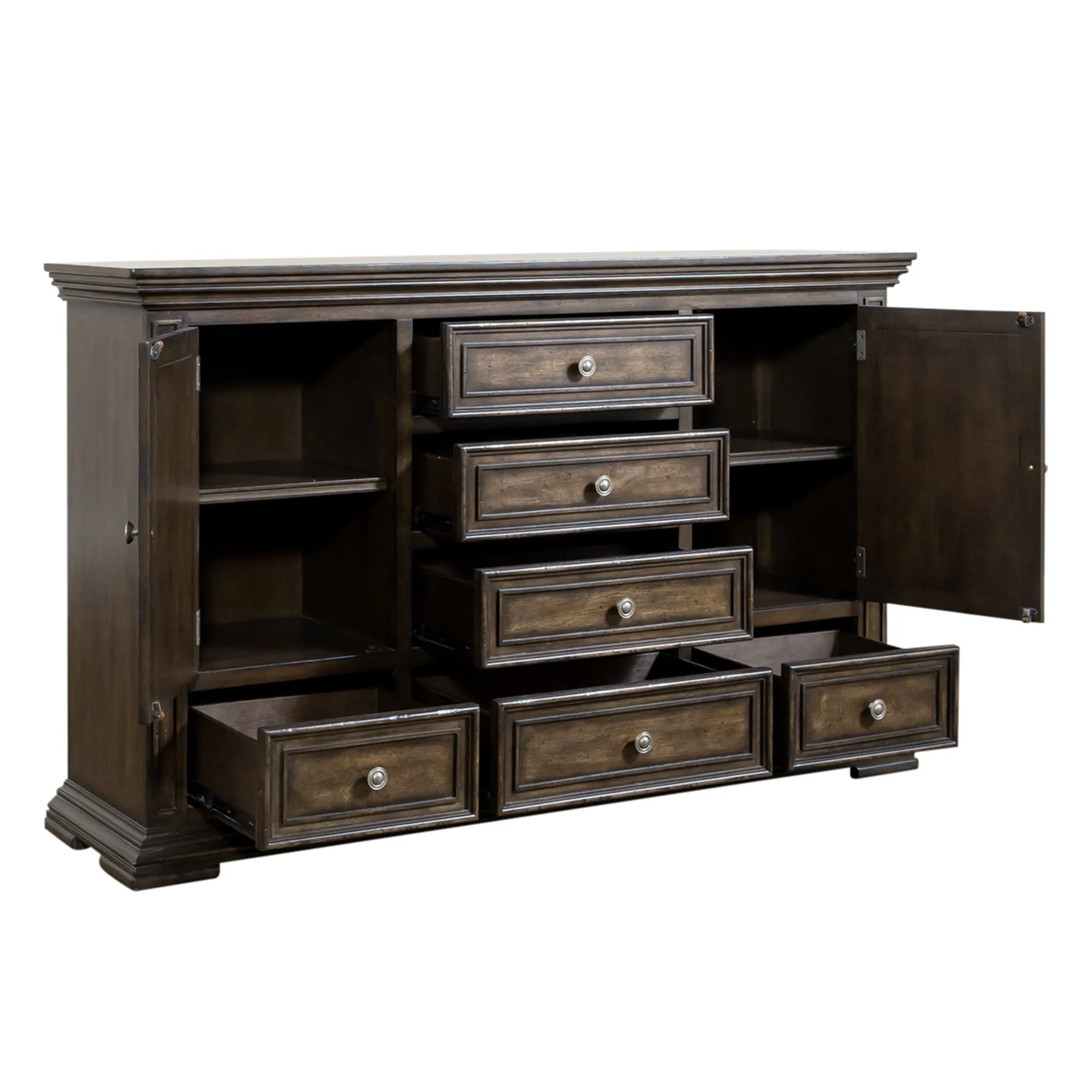 Big Valley 361-BR31 2 Door 6 Drawer Dresser