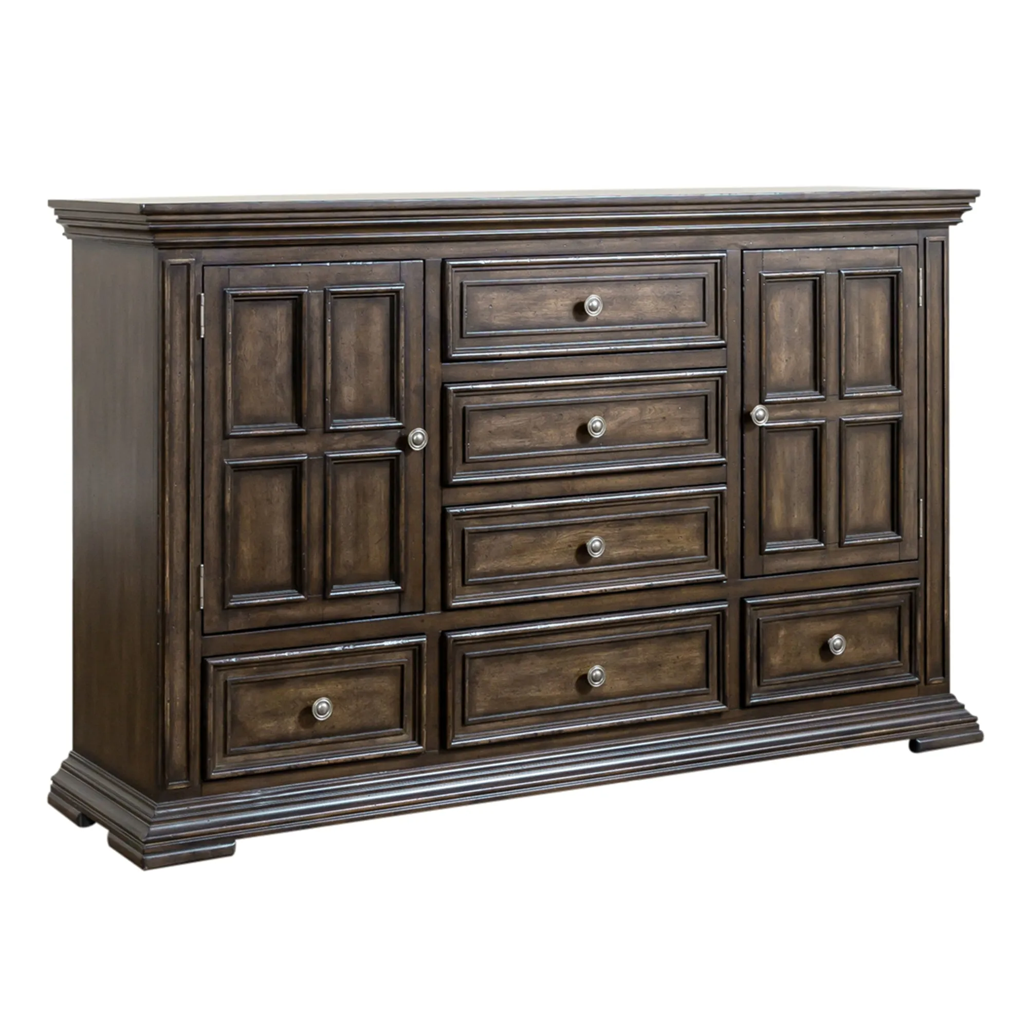 Big Valley 361-BR31 2 Door 6 Drawer Dresser