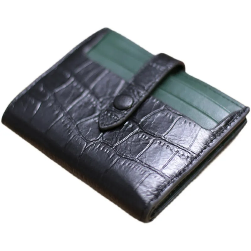 Black&Brown Cute Women Leather Slim Wallet Card Wallet Mini Billfold Wallets Slim Brown Card Holder Wallets For Women