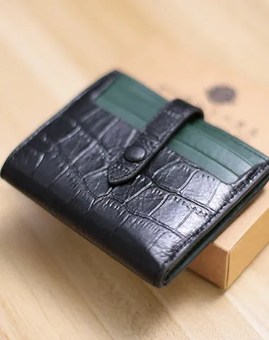 Black&Brown Cute Women Leather Slim Wallet Card Wallet Mini Billfold Wallets Slim Brown Card Holder Wallets For Women