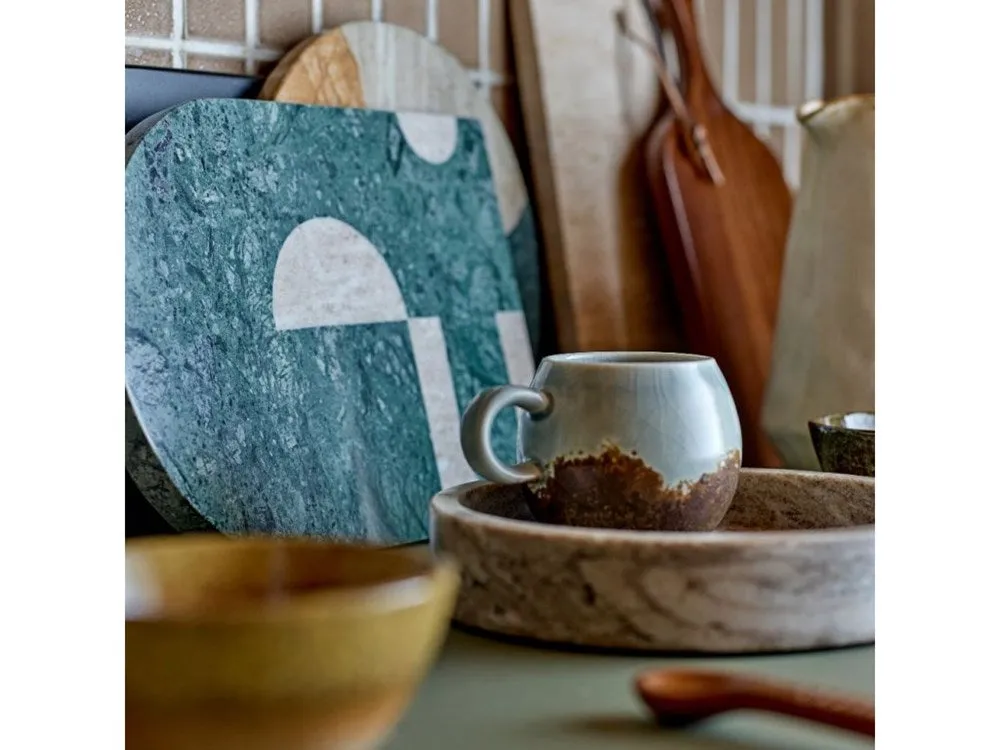 Bloomingville: Paula Cup brown/Green Stoneware