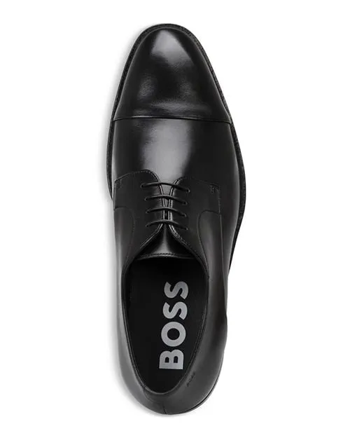 BOSS Derrek Closed Toe Derby Shoes, Black