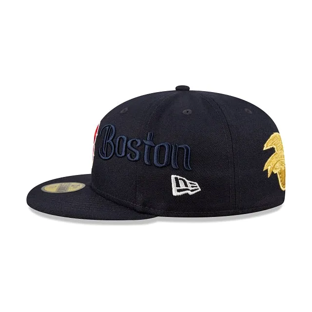 Boston Red Sox Script 59FIFTY Fitted (Navy)