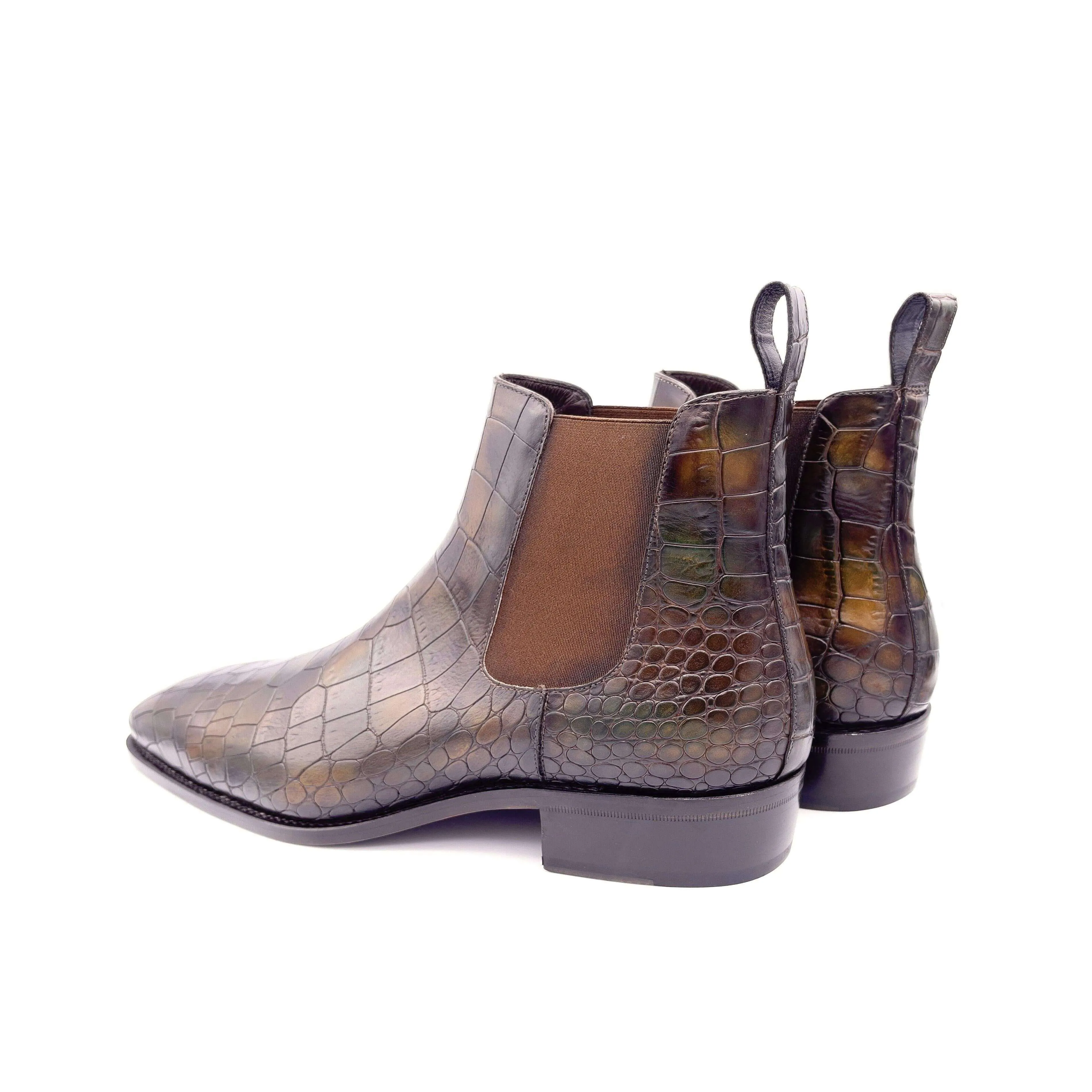 Cairo Patina Chelsea Boots