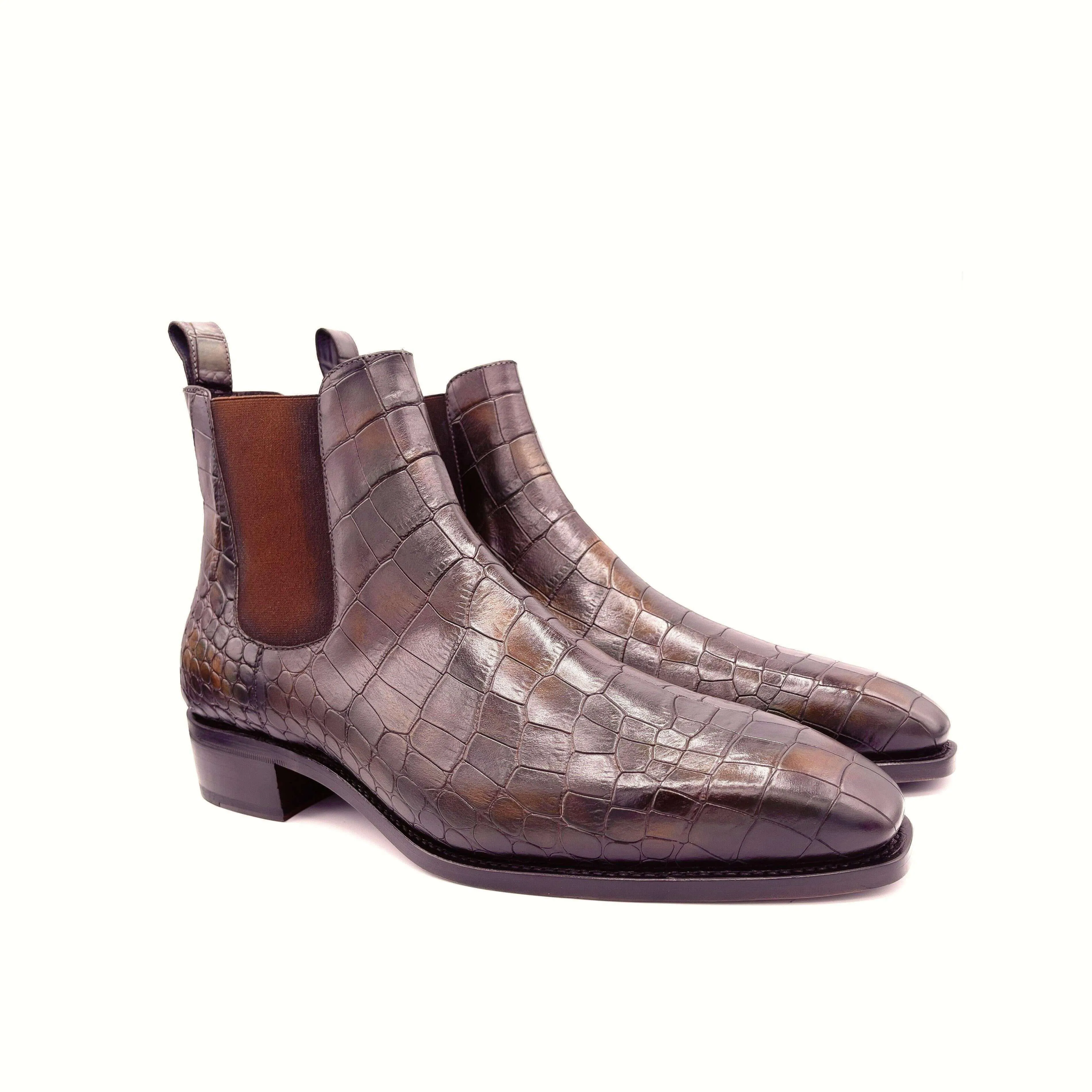 Cairo Patina Chelsea Boots