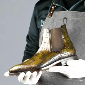 Cairo Patina Chelsea Boots