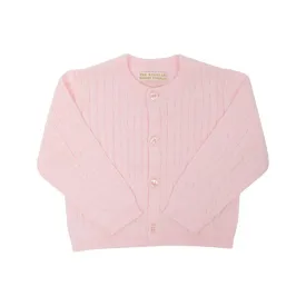 Cambridge Cable Knit Cardigan - Palm Beach Pink